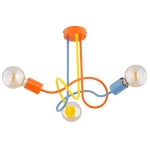 LAMPA SUFITOWA ALFA WINGO WIELOKOLOROWA 3xE27 / 62521