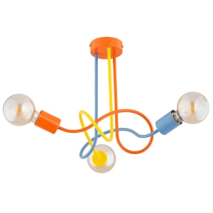 LAMPA SUFITOWA ALFA WINGO WIELOKOLOROWA 3xE27 / 62521