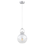 LAMPA WISZĄCA ALFA DEROL CHROM 1xE27 / 61427