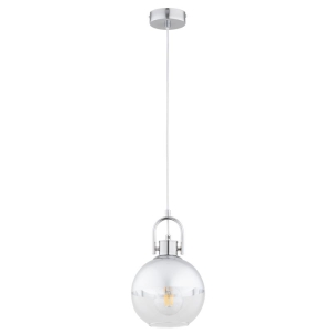 LAMPA WISZĄCA ALFA DEROL CHROM 1xE27 / 61427