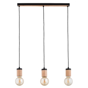LAMPA WISZĄCA ALFA SAFARI DREWNIANA 3xE27 / 62513