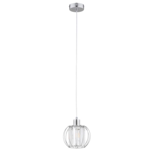 LAMPA WISZĄCA ALFA KRISTAL CHROM 1xE27 / 61409