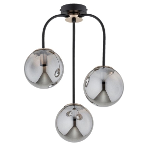 LAMPA SUFITOWA ALFA GAMMA CZARNA 3xE14 / 62508