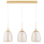 LAMPA WISZĄCA ALFA DERSEL ZŁOTA 3xE27 / 62499