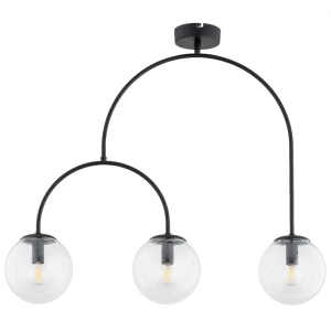 LAMPA SUFITOWA ALFA DILAR CZARNA 3xE14 / 62493