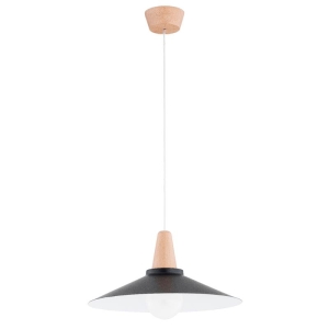 LAMPA WISZĄCA ALFA NILAN CZARNA 1xE27 / 61398