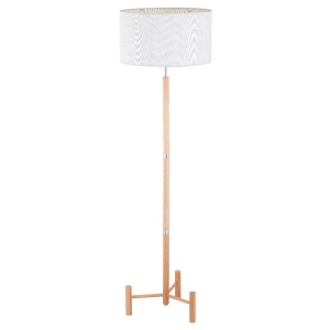 LAMPA STOJĄCA ALFA SUPRA MIX DREWNIANA 1xE27 / 9294