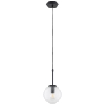 LAMPA WISZĄCA ALFA SEBIA CZARNA 1xE14 / 28741