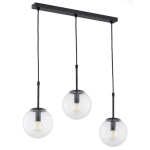 LAMPA WISZĄCA ALFA SEBIA CZARNA 3xE14 / 28743