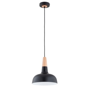 LAMPA WISZĄCA ALFA RODOS CZARNA & ZŁOTA 1xE27 / 61389
