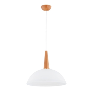 LAMPA WISZĄCA ALFA GRAS DREWNIANA 1xE27 / 61384