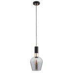 LAMPA WISZĄCA ALFA GARDA CZARNA & ZŁOTA 1xE27 / 61383