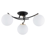 LAMPA SUFITOWA ALFA SAVI CZARNA & ZŁOTA 3xE14 / 62470
