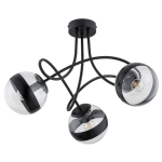 LAMPA SUFITOWA ALFA KARO CZARNA 3xE14 / 62468