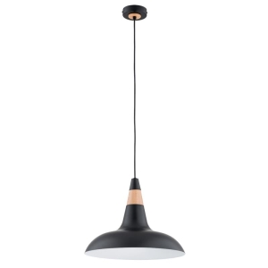 LAMPA WISZĄCA ALFA DORO CZARNA 1xE27 / 61360