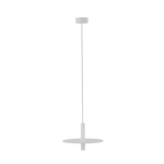 LAMPA WISZĄCA LED Z POJEDYNCZYM ŚWIATŁEM 7W 3000K BIAŁA /  18139-W