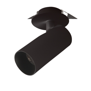 LAMPA SPOT PODTYNKOWY LED LED 7W 3000K PIASKOWA CZERŃ /  180017