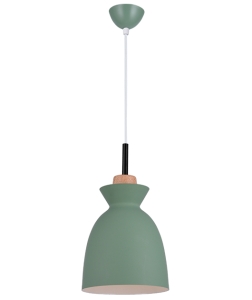 LAMPA WISZĄCA 1xE27 ZIELONA / 180065