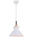 LAMPA WISZĄCA 1xE27 BIAŁA MATOWA  /  180066