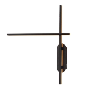 LAMPA KINKIET LED 1945 20W 3000K BLACK METAL - ALUMINIUM /  1945