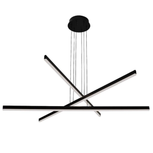 LAMPA WISZACA LED | 47W | 3000K | 3740Lm BLACK /  1947