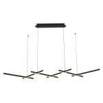 LAMPA WISZĄCA LED | 98W | 3000K | 4626Lm  BLACK / 1948