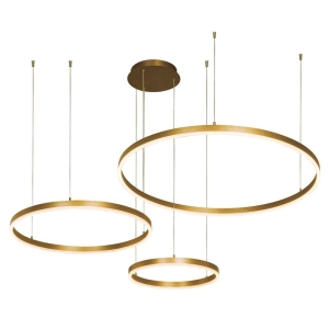 LAMPA WISZĄCA LED | 126W | 3000K | 7959Lm BRUSHED GOLD /  1956