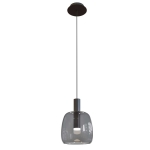 LAMPA WISZĄCA LED | 7W | 3000K | 450Lm GLASS SMOKED GRAY / 1967