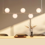LAMPA WISZĄCA 5XE14 ZŁOTY MAT /  1998