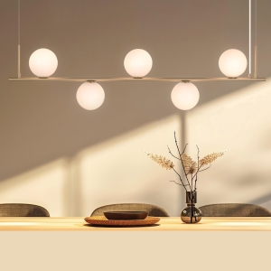LAMPA WISZĄCA 5XE14 ZŁOTY MAT /  1998