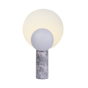 Lampa stołowa Caché, szara / 2220275010