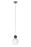 Lampa wisząca RONA 1 drewno ciemny brąz /  41675