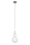 Lampa wisząca RONA 2 drewno bielony / 41677