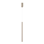 Lampa wisząca SOPEL 1 prosty ciepły beż / 41824