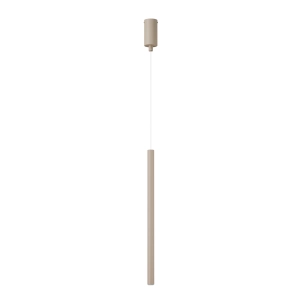Lampa wisząca SOPEL 1 prosty ciepły beż / 41824