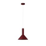 Lampa wisząca VITRUM STOŻEK bordowy / 41596