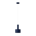 Lampa wisząca VITRUM WALEC granatowy / 41637
