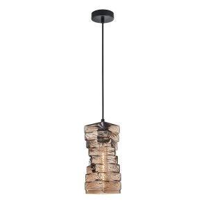 Altera - Lampa wisząca PND-3219-1-BK-CF