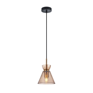 Balme - Lampa wisząca PND-3621-1-BRO-AMB