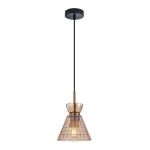 Balme - Lampa wisząca PND-3624-1-BRO-AMB