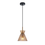Balme - Lampa wisząca PND-3627-1-BRO-AMB