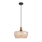 Parola - Lampa wisząca PND-3636-1-BRO-AMB