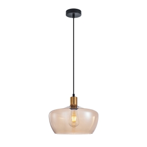 Parola - Lampa wisząca PND-3636-1-BRO-AMB