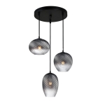 Alias - Lampa wisząca PND-3672-3A-BK-SG