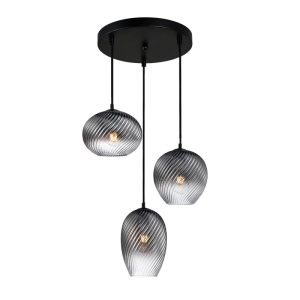 Alias - Lampa wisząca PND-3672-3A-BK-SG