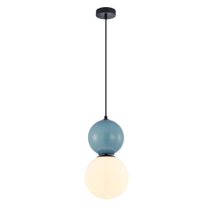 Mastal - Lampa wisząca PND-36603-1L-BK-BLU