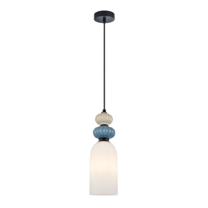 Bonata - Lampa wisząca PND-36573-1A-BK-WH