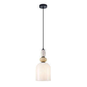 Bonata - Lampa wisząca PND-36573-1B-BK-WH