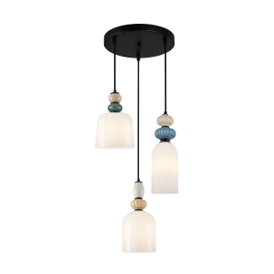 Bonata - Lampa wisząca PND-36573-3-BK-WH
