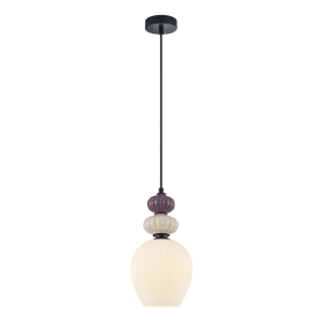 Domali - Lampa wisząca PND-36816-1B-BK-WH